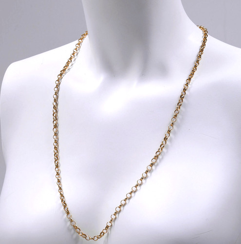 Vintage gold belcher chain - belcher,