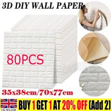 80X Self Adhesive 3D Tile Foam