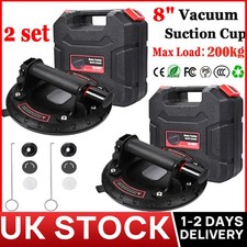 2X 8" 500kg Vacuum Suction Cup