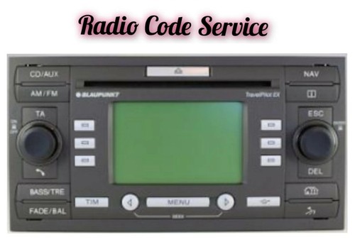 Ford radio code - ford, service
