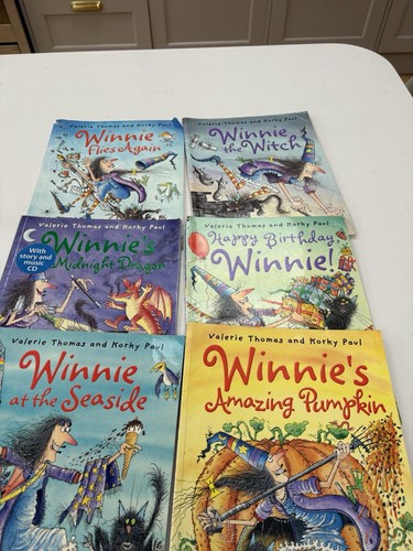 Winnie the witch books - winnie, x6