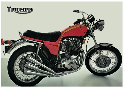 Triumph poster x75 hurricane - triumph,