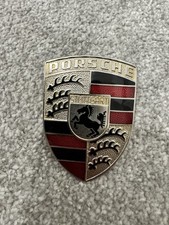 PORSCHE CREST BONNET BADGE 901