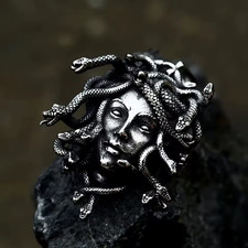 Gothic Medusa Pendant Necklace