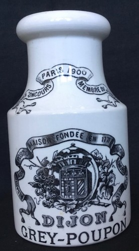 Antique french advertising jar - advertising,