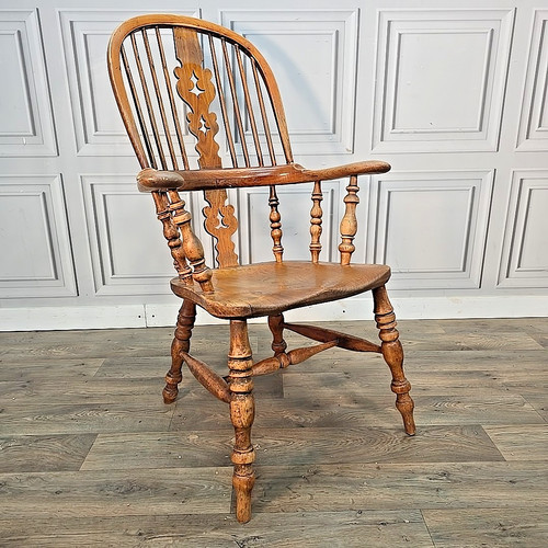 Antique windsor armchair - antique,