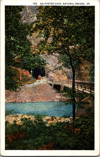 Saltpeter cave natural - saltpeter, bridge