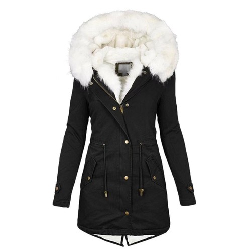 Fur fleece hooded - fur, jacket