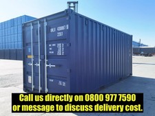 20ft NEW BLUE ONE TRIP CONTAINER – NATIONWIDE FROM £2000🚢🚚