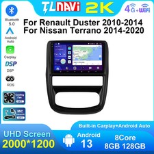 For Renault Duster Nissan Terrano 2010-2020 Car Radio Carplay GPS Navi Screen 4G