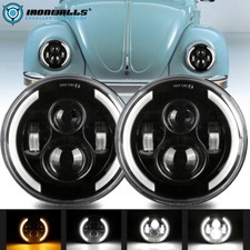 2pcs round inch led - round, 7''inch
