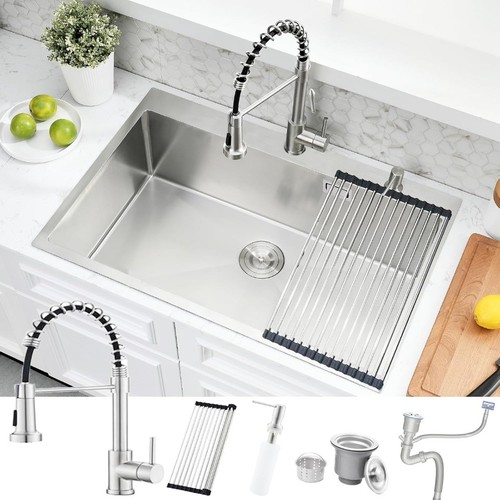 Stainless steel kitchen - steel, sink