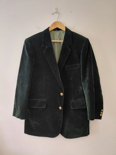 English velvet jacket blazer - jacket,