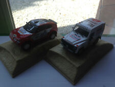 LOT 2 NOREV 1/43 MITSUBISHI PAJERO EVOLUTION + MERCEDES 280GE RALLY PARIS-DAKAR 