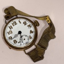 Vintage gold metal military