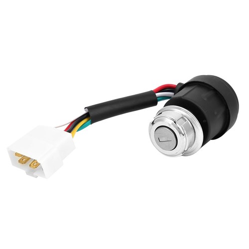 Ignition key switch with - t-,