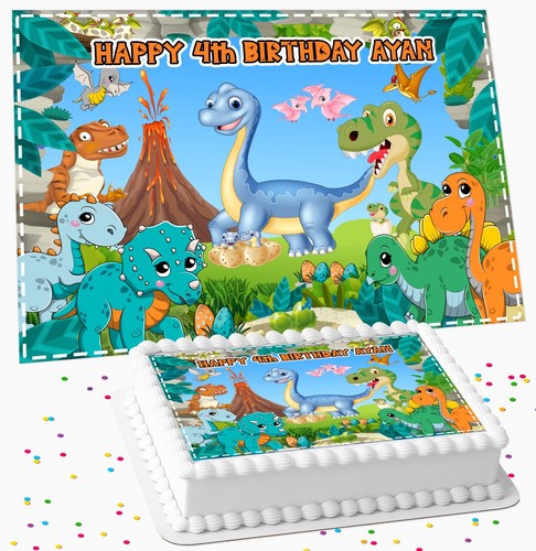 Cute dinosaur birthday party - birthday,