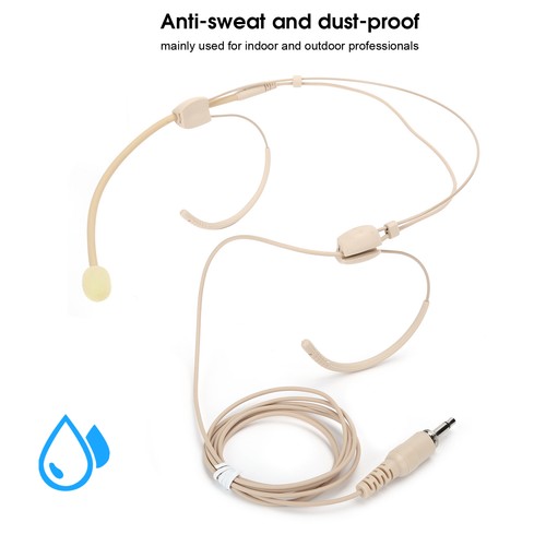Beige 5mm jack - 3.5mm, male