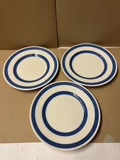 3 Vintage Chef Ware Staffordshire Lunch Small Dinner Plates 9 Inch 23cm