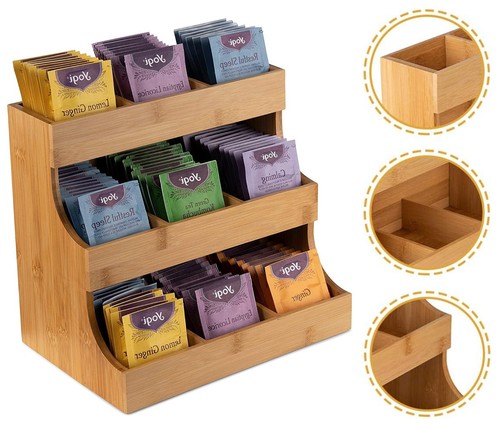 Wooden vertical tea coffee bag - tea,