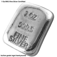 Silver  Ingot Bar 1 Ounce