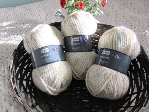 Cream multicoloured fleck - cream,