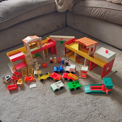 Vintage fisher price - vintage, town