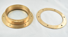 Portlights Portholes Polished Bronze Round Fixed Glass 6" Davey & Co  3036