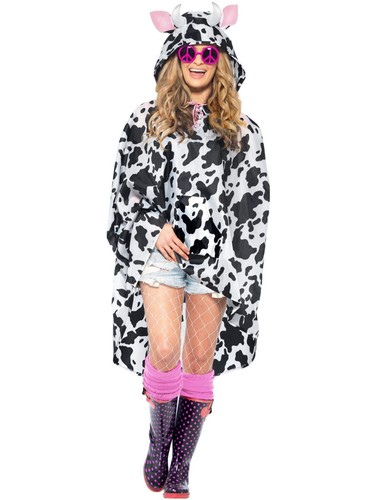 Cow party poncho - party,