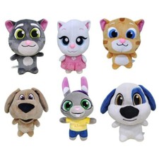 6pcs Talking Tom And Friends Plush Toys Doll Angela Hank Ginger Ben Claw 15cm