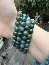 Green Moss Agate Crystal