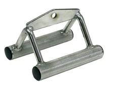 York Barbell Chinning Triangle LAT/Low Row Handle – Heavy-Duty Solid Steel