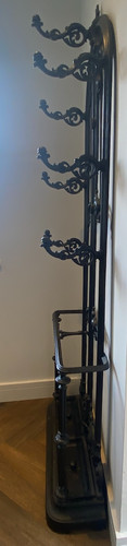 Tall black victorian cast - victorian,