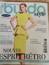 BURDA MAGAZINE NEW ESPRIT RETRO AUGUST 2012 N°152