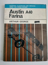 Austin A40 Farina USED Pearsons Illustrated Car Serving Manual Book