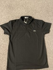 Black Lacoste Men’s Polo