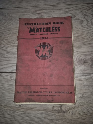 Vintage 1955 matchless 350cc - vintage,