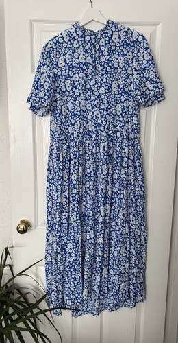 Zara blue floral - zara, midi