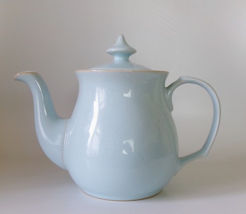 Denby colonial blueteapot - denby,