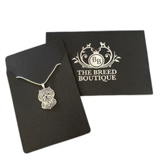 CAIRN TERRIER DOG PENDANT WITH 18" SILVER NECKLACE CAIRN TERRIER GIFT