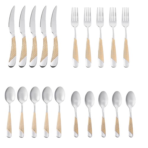 40pc stainless steel - stainless,