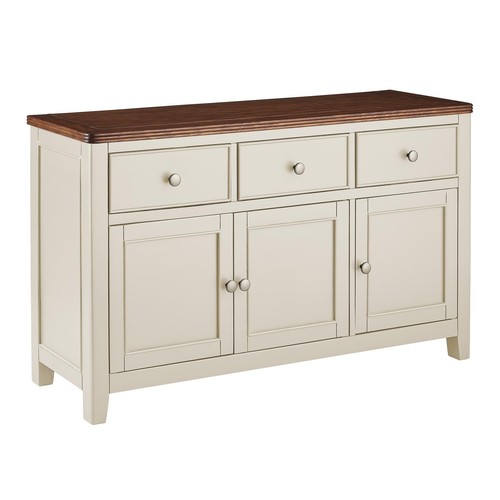 Wide sideboard with oak top - top, 3