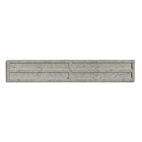 295mm recessed concrete - recessed, gravel