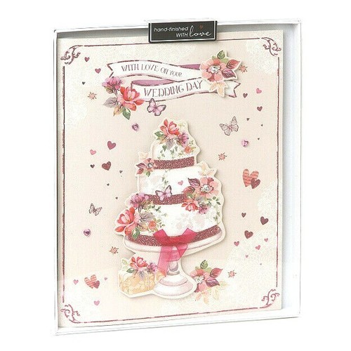 Wedding card boxed - wedding, large