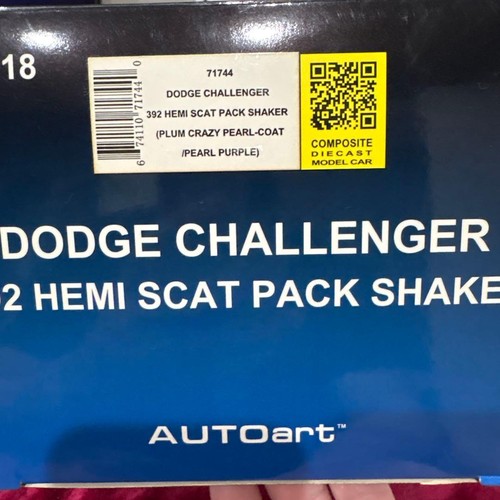 Autoart dodge challenger - 1/18,