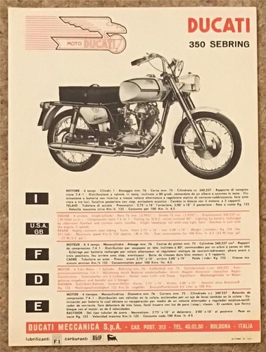 Ducati 350 sebring - 350,