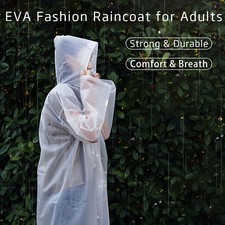 Rain Poncho Coat Clear