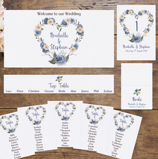 DIY Wedding Table Plan Cards -