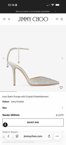Jimmy choo bridal shoes - choo,