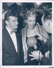 1957 Hollywood Joyce Holden Dok Stanford Social Event Photo 7X9